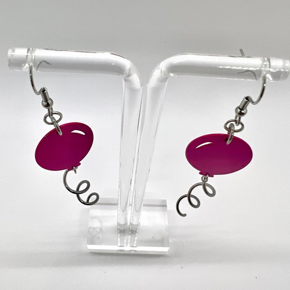 Balloon Earrings - Clown Earrings - Birthday Party Earrings - Festival Earrings - Picture 2 of 6